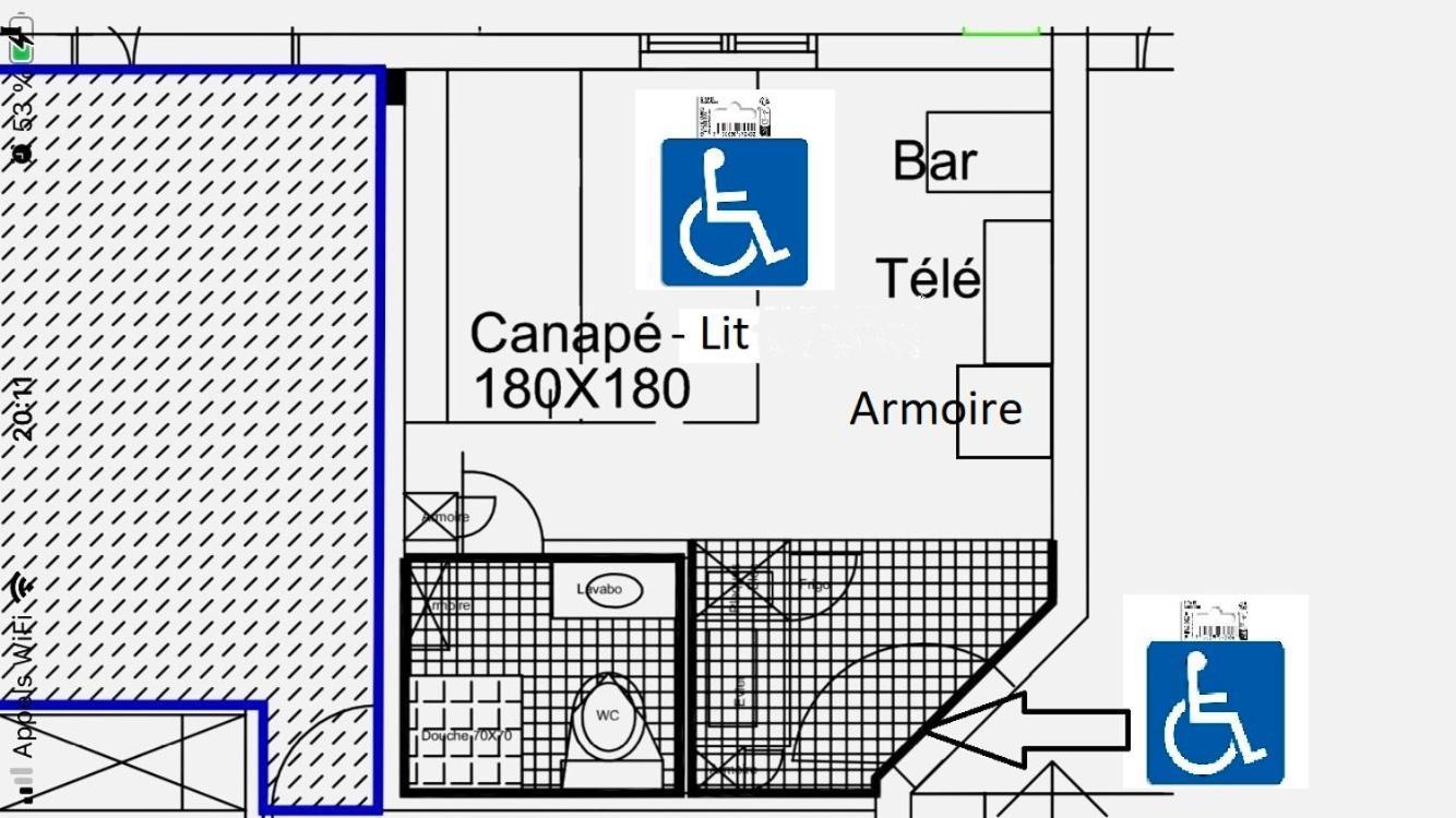 Studio "Maryline" Sejours Parisiens Abordables - Rez De Chaussee Sur Beau Patio Ombrage- Accessible Handcaps - Grand Canape-Lit Clic Clac 2 Places - Cuisine Equipee - Salle De Bains - 5 Minutes Du Metro Brochant Ligne 13,Bus 74 Et 31 المظهر الخارجي الصورة